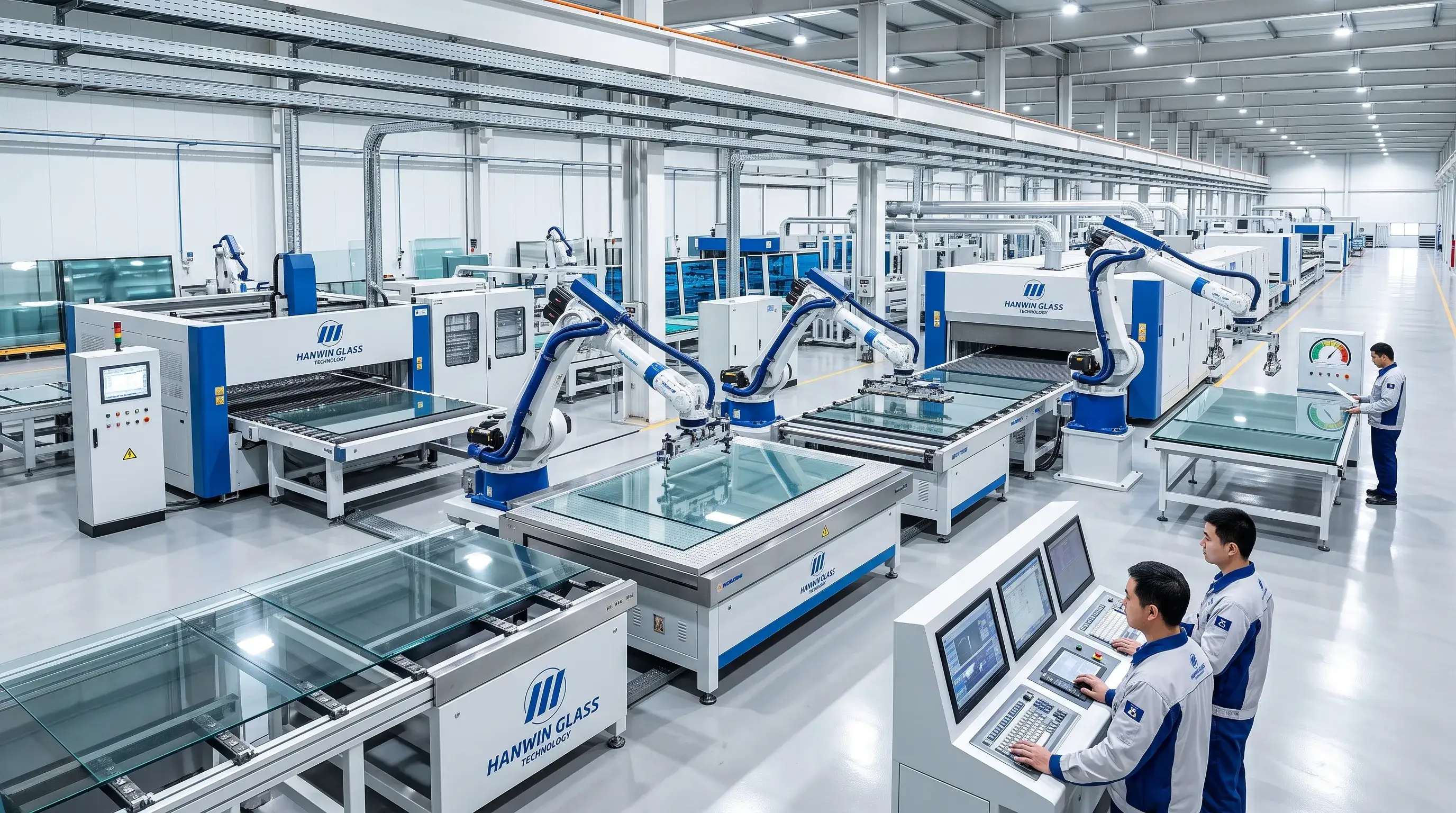 Complete glass production line
