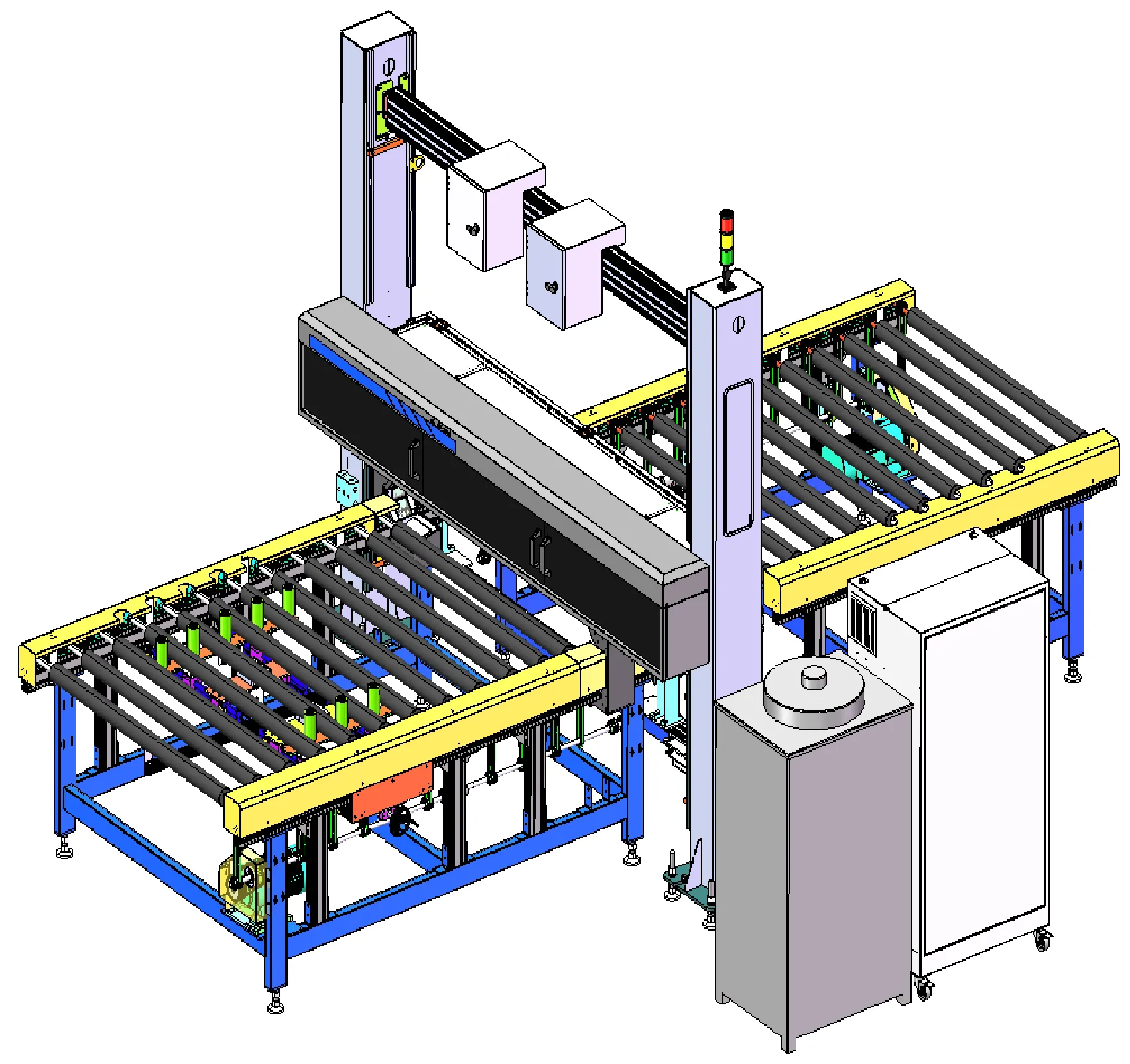 Glass defect inspection line