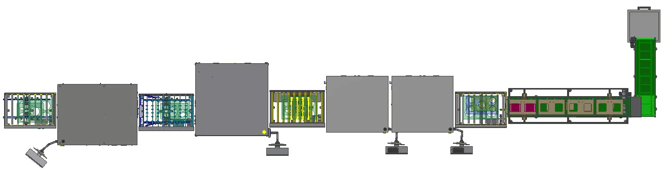 Dry ice splitting processing in operation
